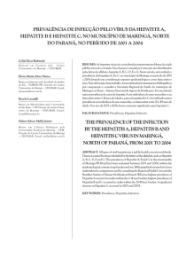 prevalência de infecção pelo vírus da hepatite a