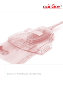 Manual Autenticacao na Plataforma