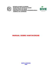 Manual de Vigilância sobre Hantavirose.