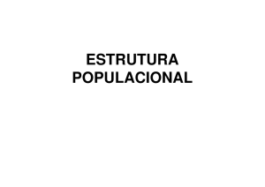 ESTRUTURA POPULACIONAL