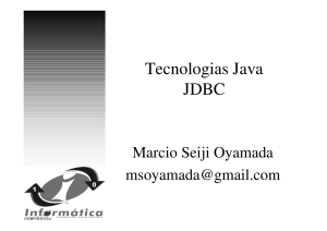 Java JDBC - inf.unioeste.br