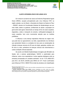 Influenza 2016 - Sesapi - Governo do Estado do Piauí