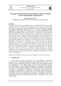 Estratégias de Posicionamento Mercadológico - revista lagos