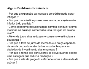 Alguns Problemas Econômicos