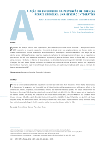 a a&ccedil;&atilde;o do enfermeiro na preven&ccedil;&atilde;o de doen&ccedil;as renais cr&ocirc;nicas