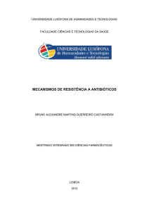 mecanismos de resistência a antibióticos