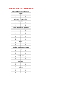 GABARITO 2º E 3º ANO – 3º BIMESTRE -2011