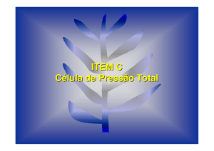 ITEM C Célula de Pressão Total