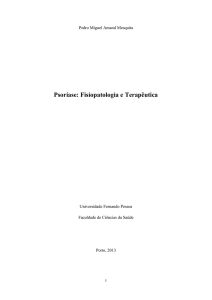 Psoríase: Fisiopatologia e Terapêutica