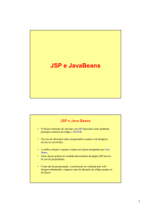 JSP e JavaBeans