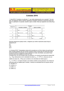 Colisões 2016 - NS Aulas Particulares