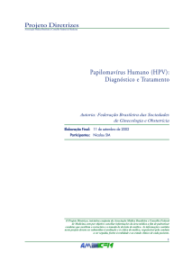 Papilomavírus Humano (HPV): Diagnóstico e