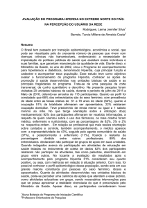 avaliação do programa hiperdia no extremo norte do país