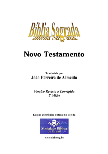 Bíblia Sagrada - O Novo Testamento