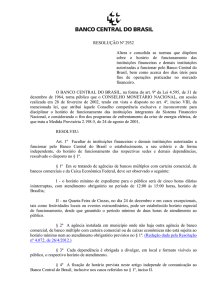 Resolução nº 2.932 - Banco Central do Brasil