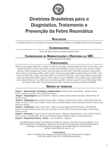 Diretrizes Brasileiras para o Diagnóstico, Tratamento e Prevenção