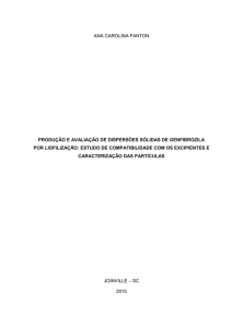 ana carolina fanton produção e avaliação de dispersões sólidas de