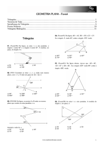 GEOMETRIA PLANA GEOMETRIA PLANA