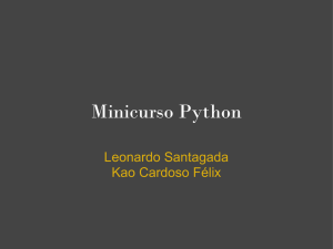 Minicurso Python - Inf