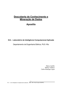 Descoberta de Conhecimento e Mineração de Dados Apostila ICA