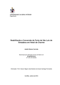 Reabilitação e Conversão do Forte de São Luís de Almádena em