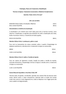 Patologias, Planos de Tratamento e Reabilitação Técnicas