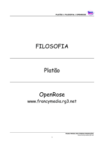 FILOSOFIA Platão OpenRose