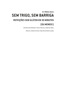 sem trigo, sem barriga refeições sem glúten em 30 minutos