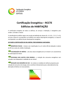 Certificação Energéti Edifícios de HABI Certificação Energética