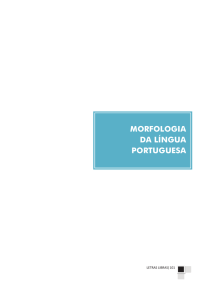 Morfologia da Língua Portuguesa - Biblioteca Virtual