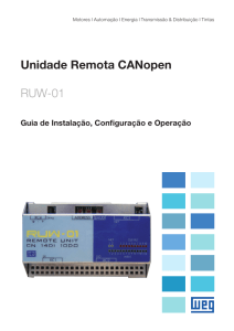 Unidade Remota CANopen RUW-01