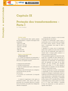 Capítulo IX Proteção dos transformadores