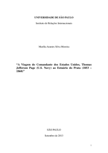 A Viagem do Comandante dos Estados Unidos, Thomas - IRI-USP