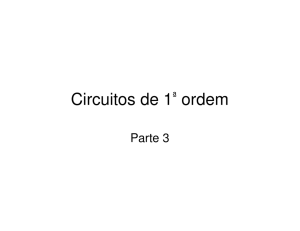 Circuitos de 1ª ordem