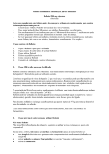 Folheto informativo: Informação para o utilizador Rebetol 200 mg