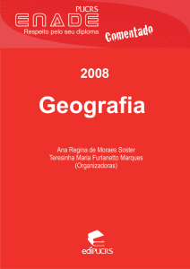 ENADE Comentado 2008: Geografia