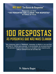 Respostas às "100 Perguntas sobre a Trindade"