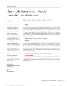 Hipertrofia benigna do músculo masseter - relato de