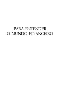 PARA ENTENDER O MUNDO FINANCEIRO Arquivo