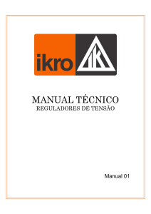 Manual técnico reguladores de tensão 01 1.36MB