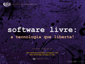 software livre: