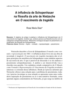 A influência de Schopenhauer na filosofia da arte de Nietzsche em