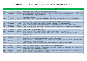 Cronograma Aguições Doutorado 2016