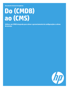 Do CMDB ao Sistema de Gerenciamento de Configurações (CMS