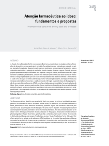 Atenção farmacêutica ao idoso: fundamentos e propostas - CRF-CE