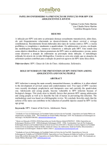 papel do enfermeiro na prevenção de infecção por hpv