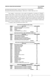 Licenciatura em Geografia