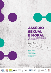 Assédio Sexual e Moral no Local de Trabalho em Portugal