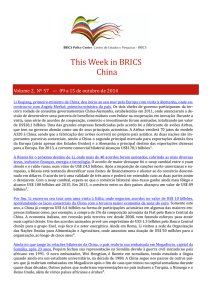 This Week in BRICS China