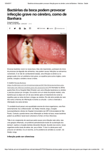 Bactérias da boca podem provocar infecção grave no cérebro, como